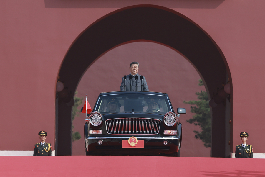 9月3日，紀(jì)念中國人民抗日戰(zhàn)爭暨世界反法西斯戰(zhàn)爭勝利80周年大會(huì)在北京天安門廣場(chǎng)隆重舉行。