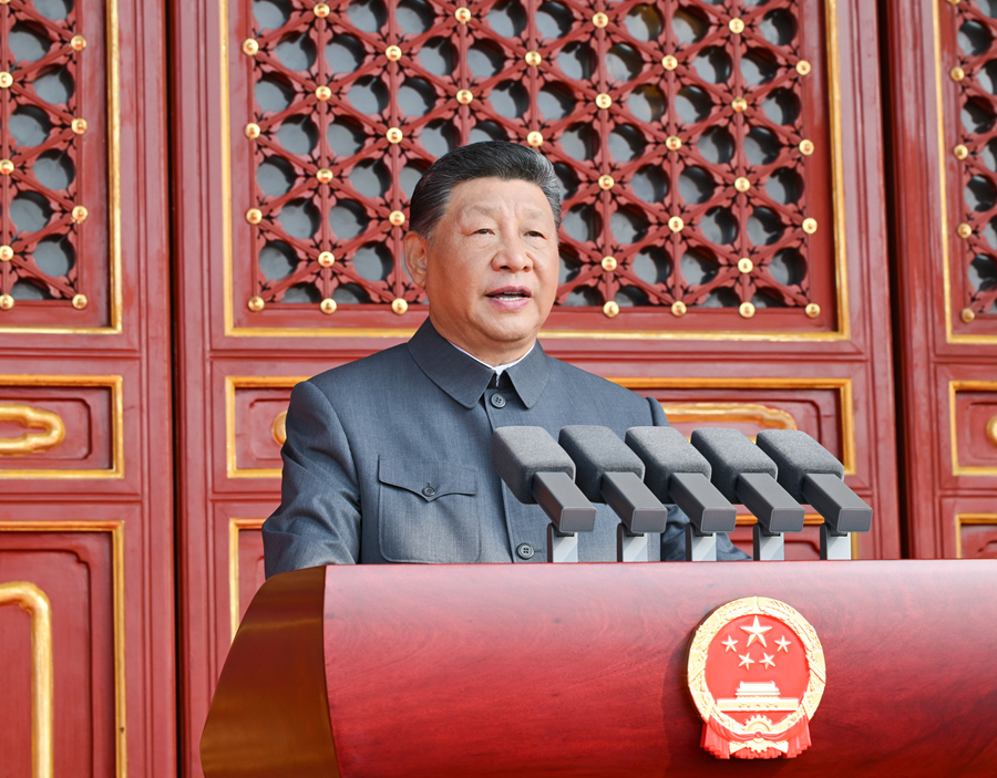紀(jì)念中國人民抗日戰(zhàn)爭暨世界反法西斯戰(zhàn)爭勝利80周年大會在京隆重舉行 習(xí)近平發(fā)表重要講話并檢閱受閱部隊(duì)